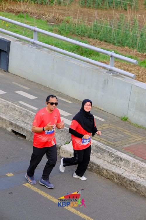 Race photo from CISANGKAN KBP CITY RUN 2025