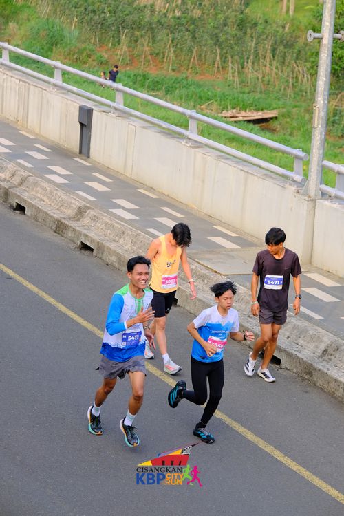 Race photo from CISANGKAN KBP CITY RUN 2025