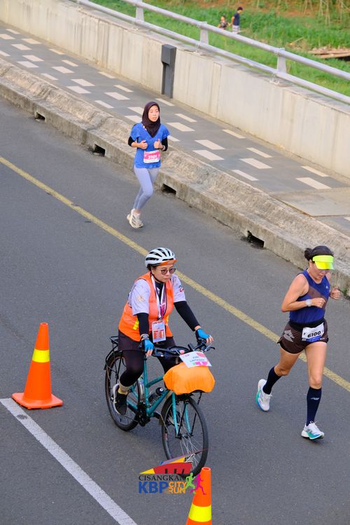 Race photo from CISANGKAN KBP CITY RUN 2025