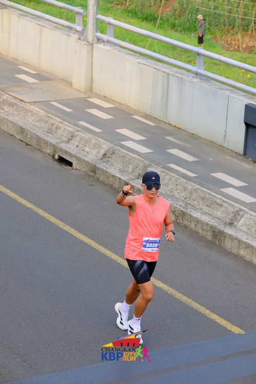 Race photo from CISANGKAN KBP CITY RUN 2025