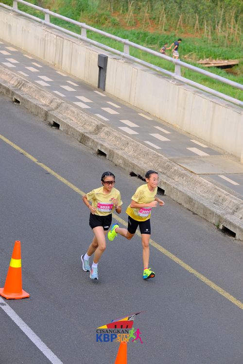 Race photo from CISANGKAN KBP CITY RUN 2025