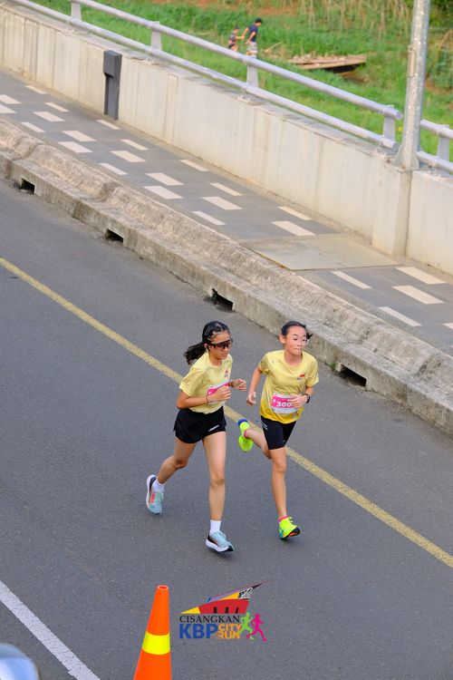 Race photo from CISANGKAN KBP CITY RUN 2025