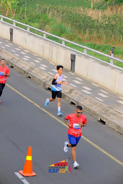 Race photo from CISANGKAN KBP CITY RUN 2025