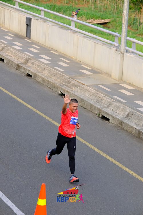 Race photo from CISANGKAN KBP CITY RUN 2025