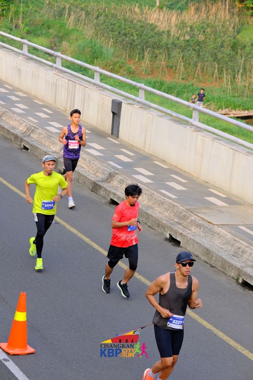 Race photo from CISANGKAN KBP CITY RUN 2025