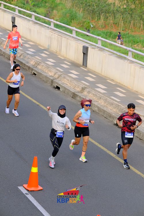Race photo from CISANGKAN KBP CITY RUN 2025