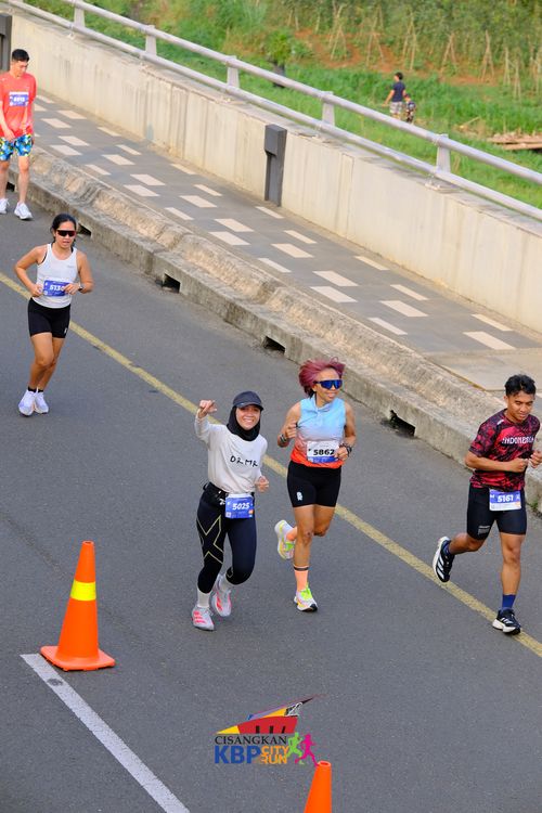 Race photo from CISANGKAN KBP CITY RUN 2025