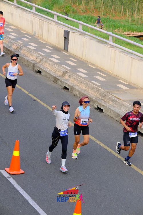 Race photo from CISANGKAN KBP CITY RUN 2025