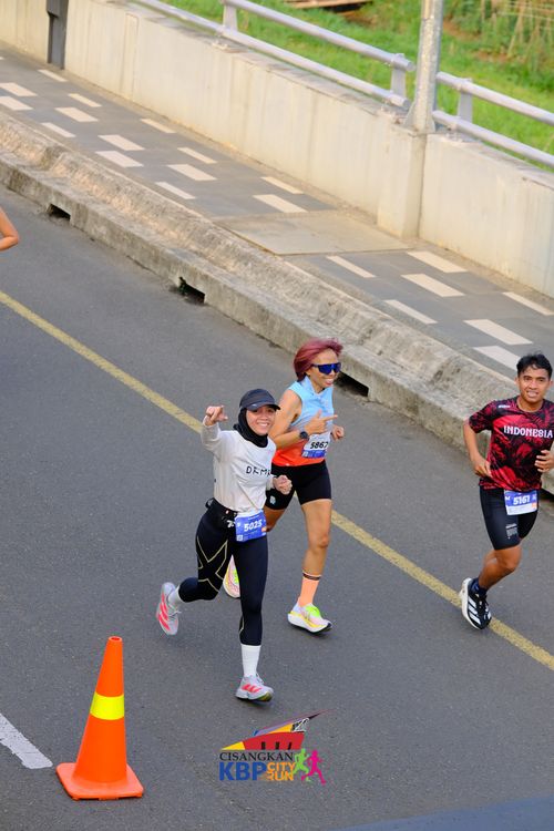 Race photo from CISANGKAN KBP CITY RUN 2025