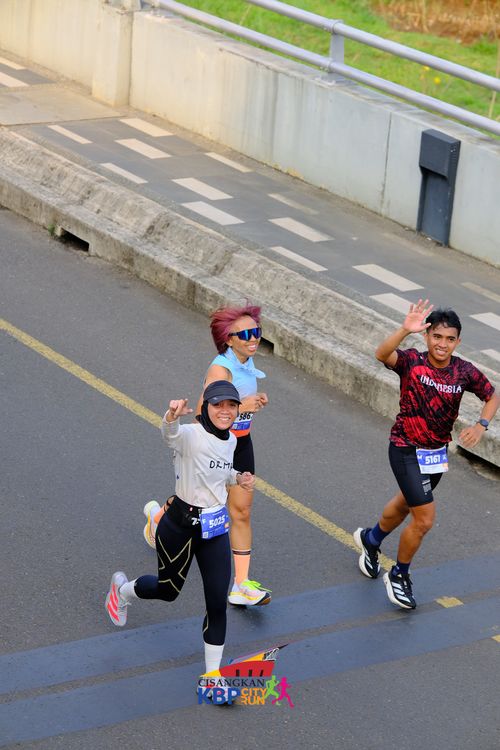 Race photo from CISANGKAN KBP CITY RUN 2025