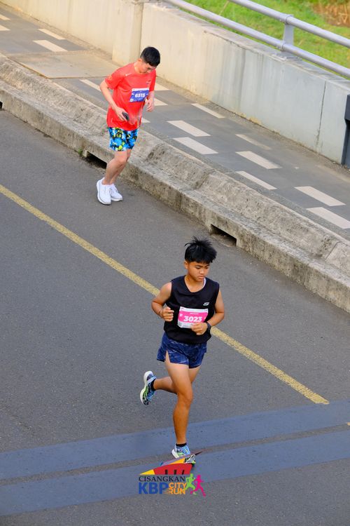 Race photo from CISANGKAN KBP CITY RUN 2025