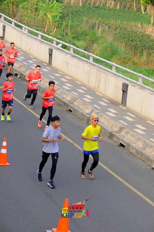 Race photo from CISANGKAN KBP CITY RUN 2025