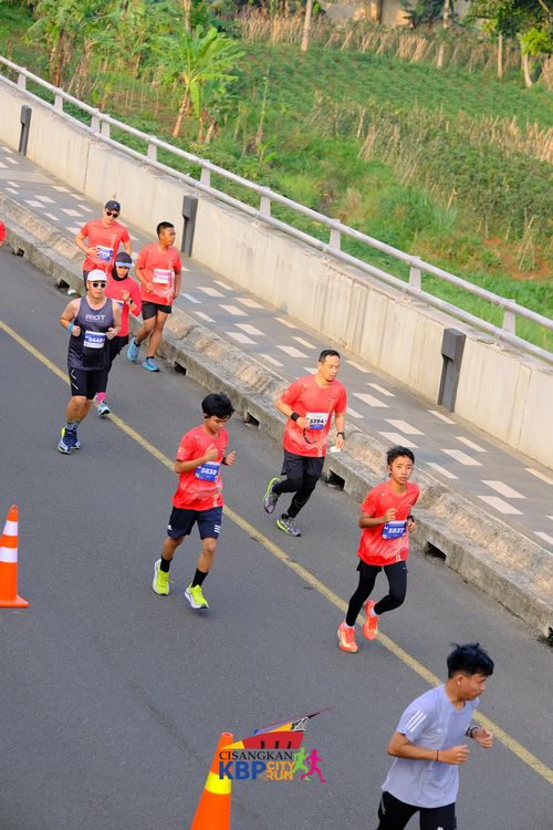 Race photo from CISANGKAN KBP CITY RUN 2025