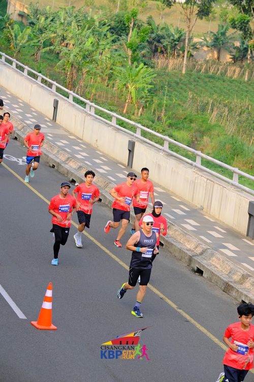 Race photo from CISANGKAN KBP CITY RUN 2025