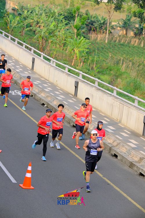 Race photo from CISANGKAN KBP CITY RUN 2025