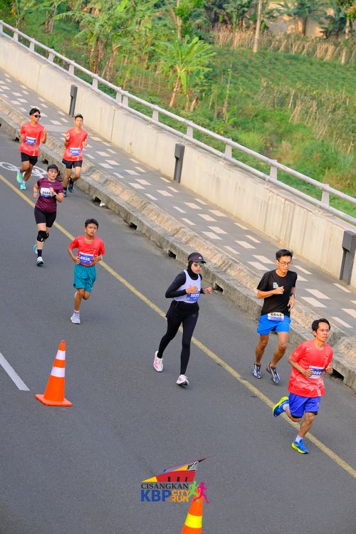 Race photo from CISANGKAN KBP CITY RUN 2025