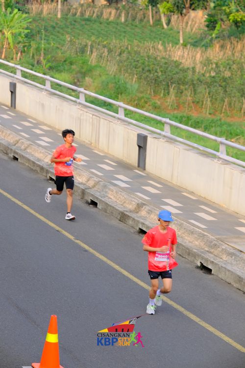 Race photo from CISANGKAN KBP CITY RUN 2025