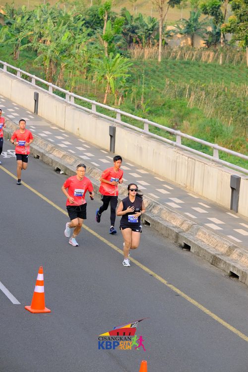 Race photo from CISANGKAN KBP CITY RUN 2025