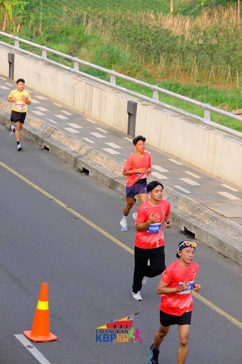 Race photo from CISANGKAN KBP CITY RUN 2025