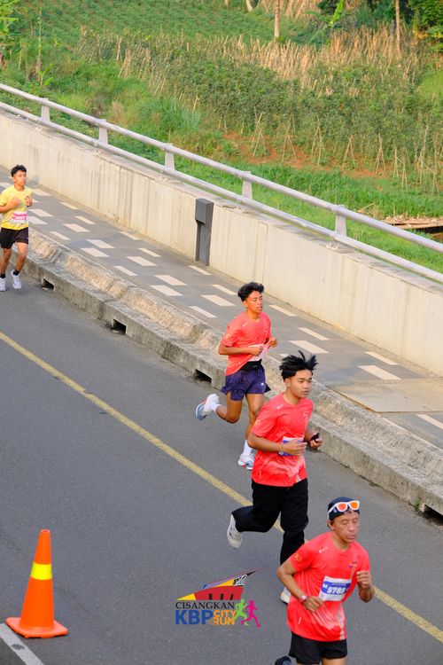 Race photo from CISANGKAN KBP CITY RUN 2025