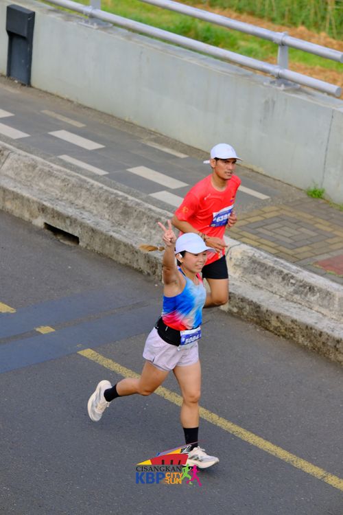 Race photo from CISANGKAN KBP CITY RUN 2025
