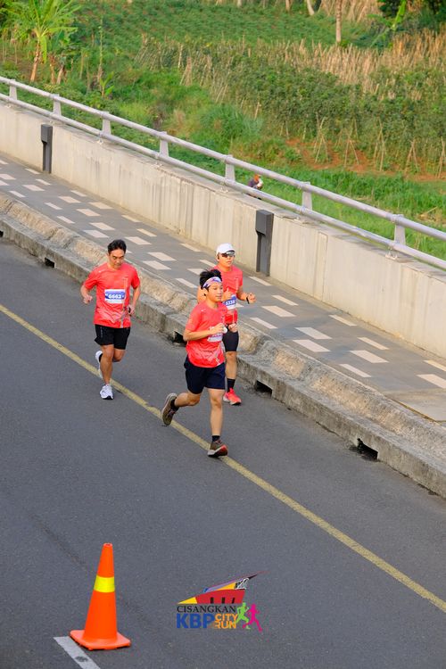 Race photo from CISANGKAN KBP CITY RUN 2025