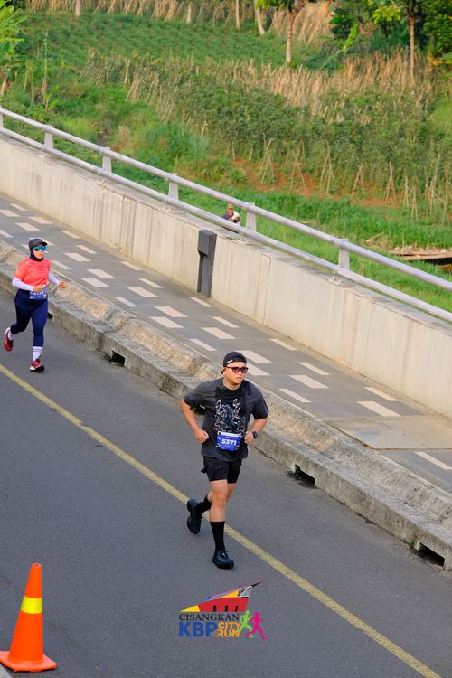Race photo from CISANGKAN KBP CITY RUN 2025