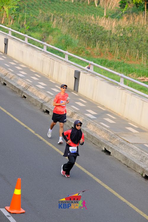 Race photo from CISANGKAN KBP CITY RUN 2025