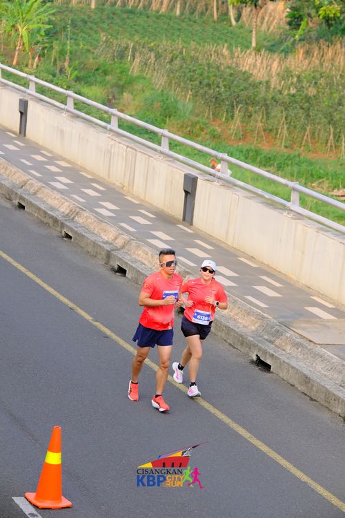 Race photo from CISANGKAN KBP CITY RUN 2025