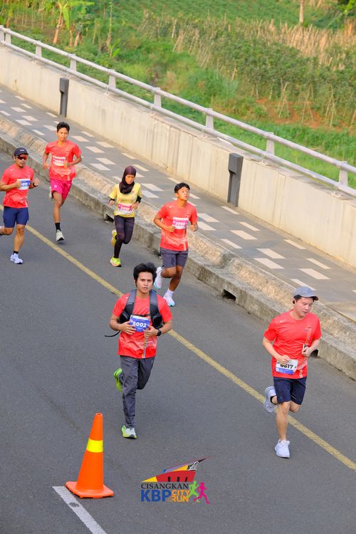Race photo from CISANGKAN KBP CITY RUN 2025