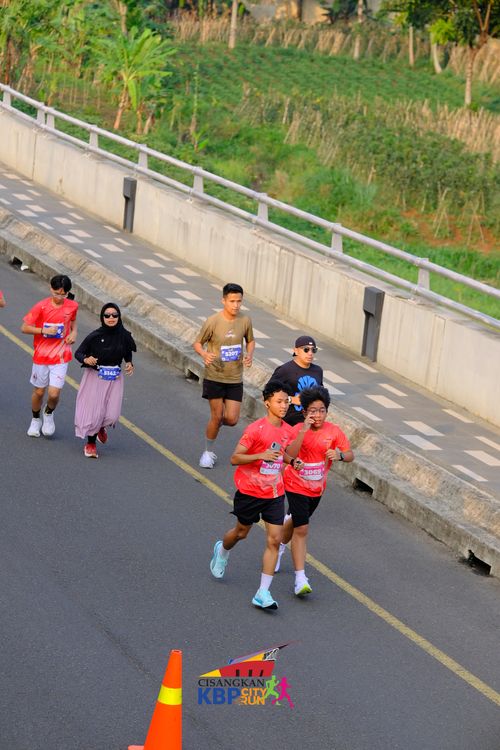 Race photo from CISANGKAN KBP CITY RUN 2025
