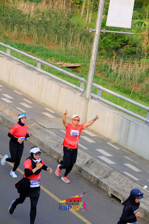 Race photo from CISANGKAN KBP CITY RUN 2025