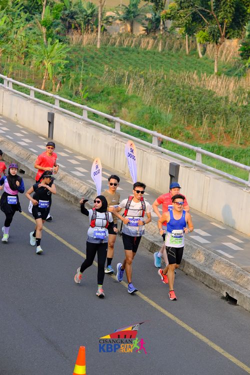 Race photo from CISANGKAN KBP CITY RUN 2025