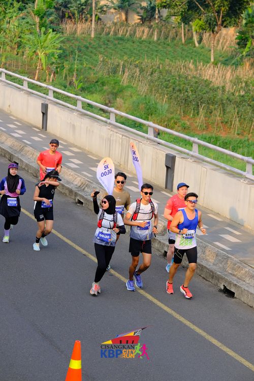 Race photo from CISANGKAN KBP CITY RUN 2025