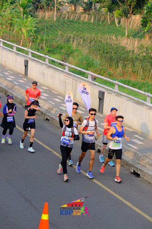 Race photo from CISANGKAN KBP CITY RUN 2025