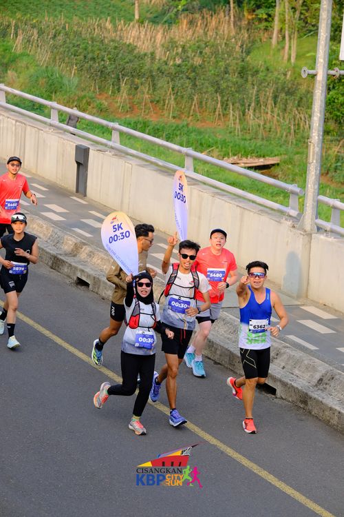 Race photo from CISANGKAN KBP CITY RUN 2025