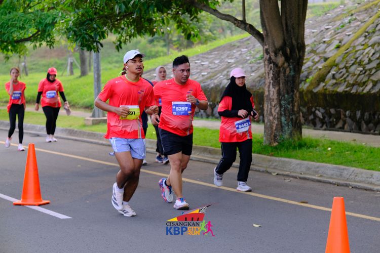 Race photo from CISANGKAN KBP CITY RUN 2025