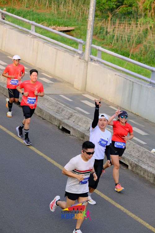 Race photo from CISANGKAN KBP CITY RUN 2025