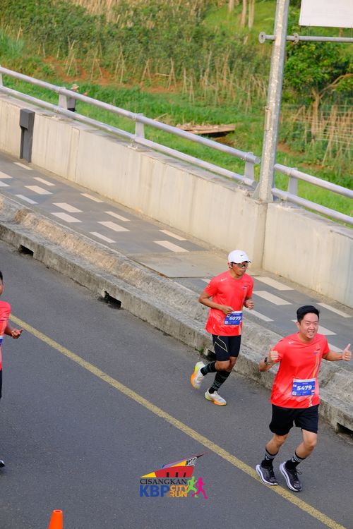 Race photo from CISANGKAN KBP CITY RUN 2025