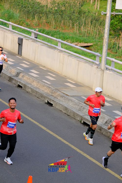 Race photo from CISANGKAN KBP CITY RUN 2025