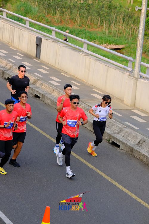 Race photo from CISANGKAN KBP CITY RUN 2025