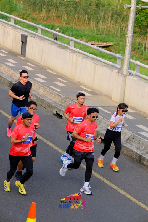 Race photo from CISANGKAN KBP CITY RUN 2025