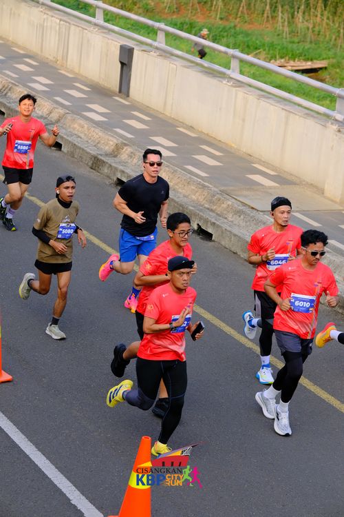 Race photo from CISANGKAN KBP CITY RUN 2025