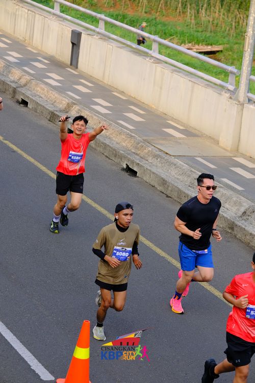 Race photo from CISANGKAN KBP CITY RUN 2025