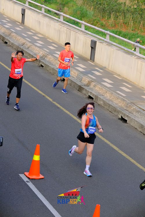 Race photo from CISANGKAN KBP CITY RUN 2025