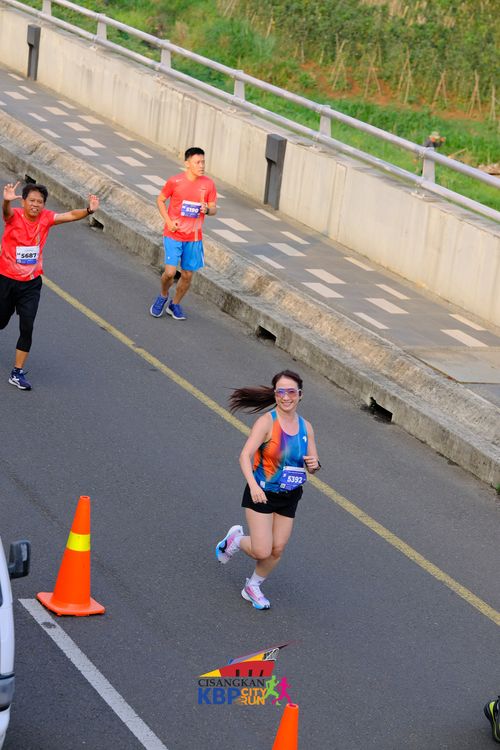 Race photo from CISANGKAN KBP CITY RUN 2025