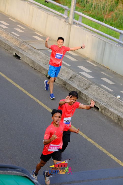 Race photo from CISANGKAN KBP CITY RUN 2025