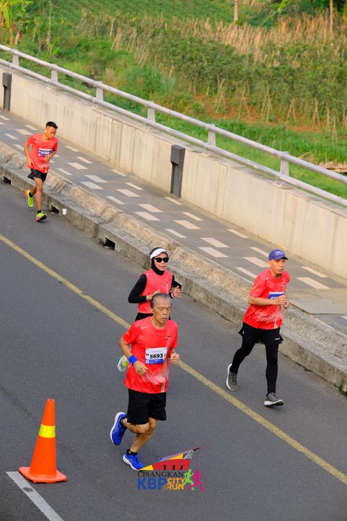 Race photo from CISANGKAN KBP CITY RUN 2025
