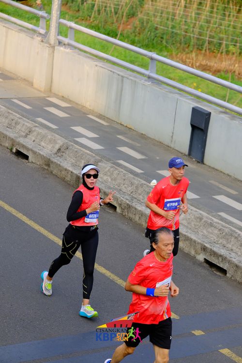 Race photo from CISANGKAN KBP CITY RUN 2025