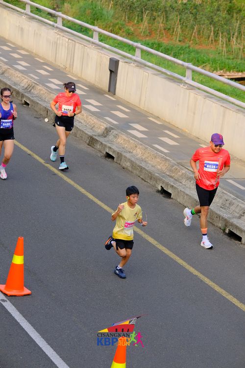 Race photo from CISANGKAN KBP CITY RUN 2025